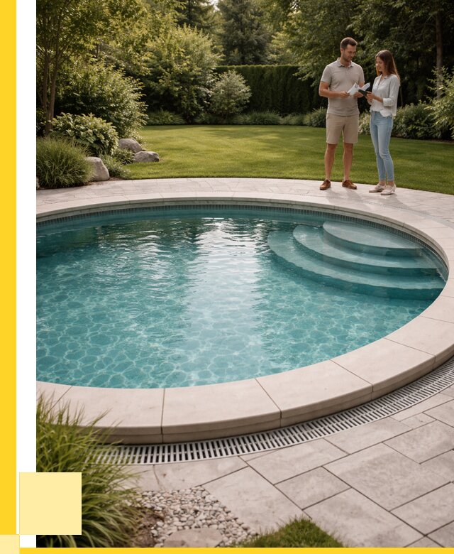 Круглые каркасные бассейны купить в Лениногорске от 258000 р. | ЭриданЛнр