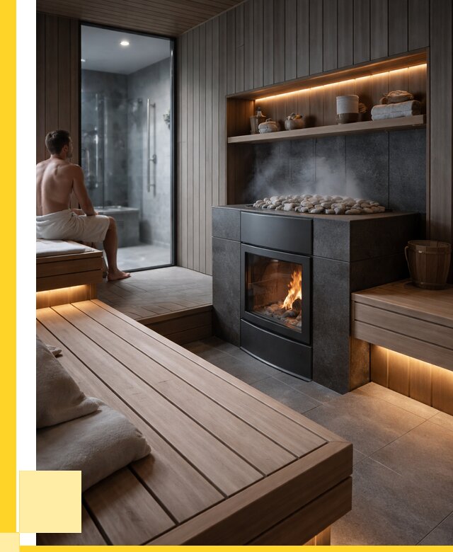 Проект сауны в частном доме в Лениногорске от 36120 р. | ЭриданЛнр