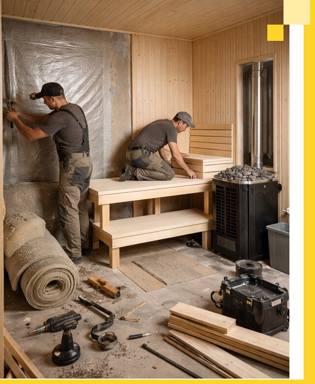 Проекты саун под ключ в Лениногорске дизайн и строительство