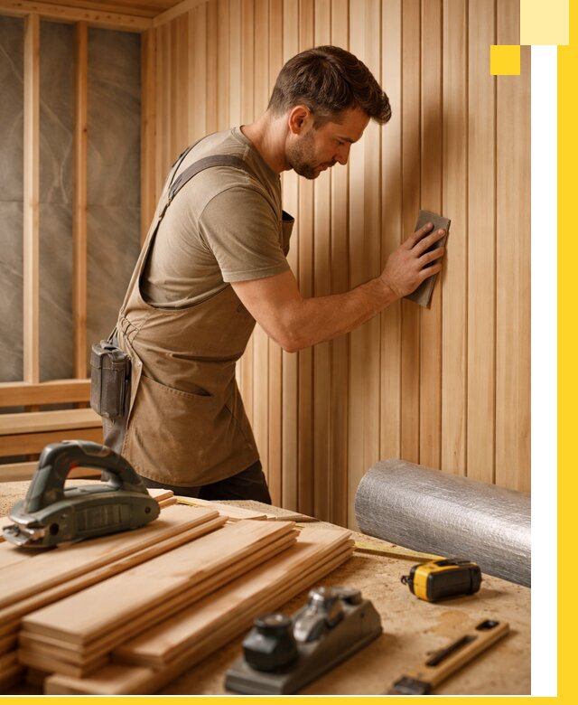 Профессиональная отделка саун и парных под ключ в Лениногорске