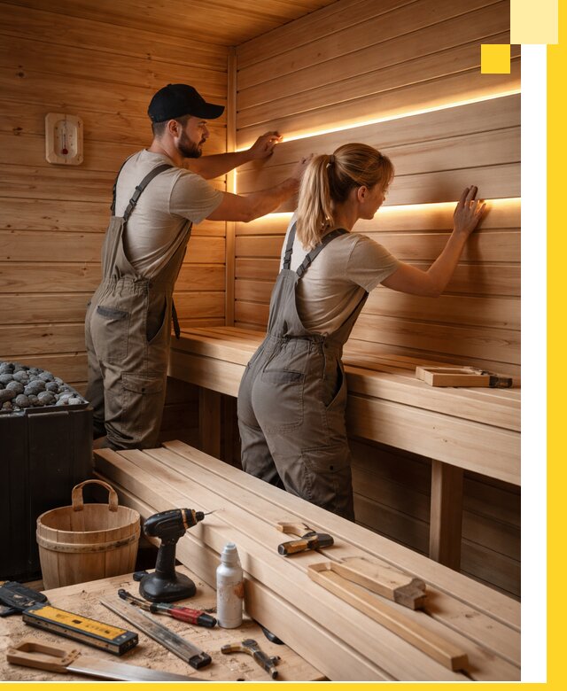 Дизайн саун и бань под ключ с индивидуальным проектом в Лениногорске