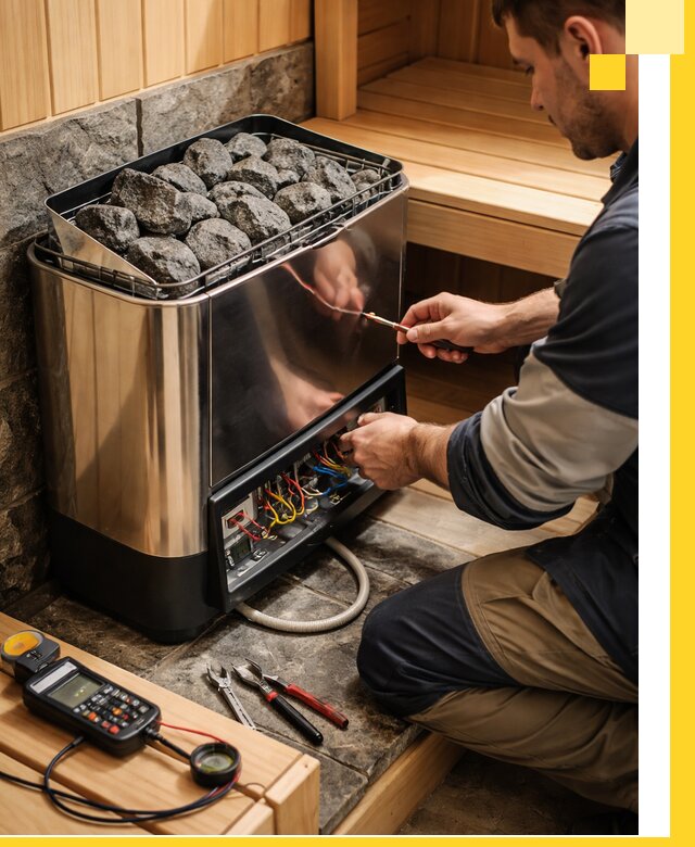 Продажа и установка электрокаменок для саун в Лениногорске