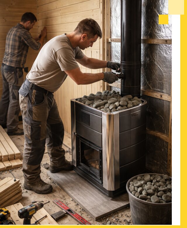 Проектирование и строительство парилок для бани в Лениногорске под ключ