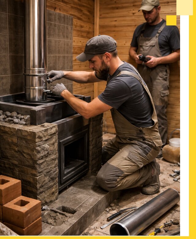 Изготовление и установка банных печей под ключ в Лениногорске