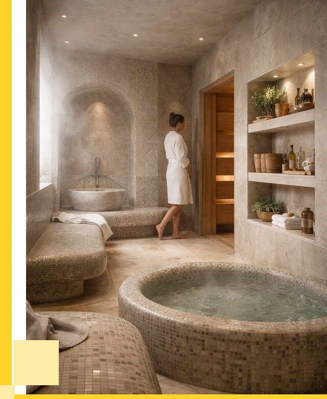 Строительство бани с хамамом в Лениногорске от 774000 р. | ЭриданЛнр