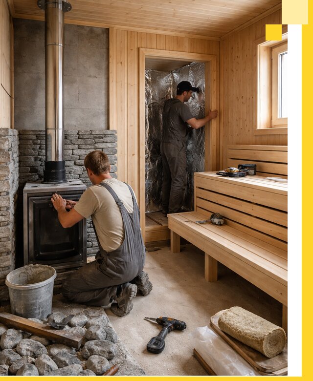 Строительство и изготовление бань под ключ в Лениногорске