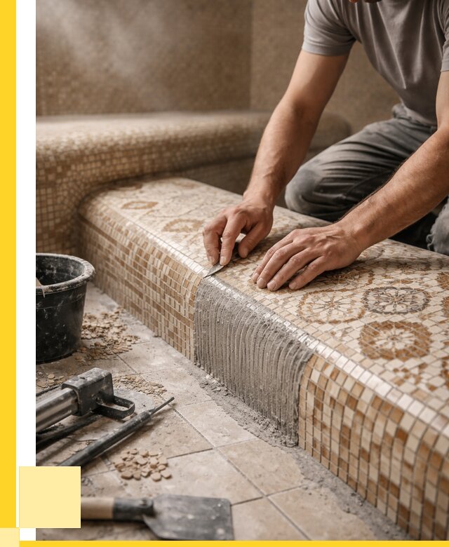 Плитка для хамама под ключ в Лениногорске от 3612 р. | ЭриданЛнр